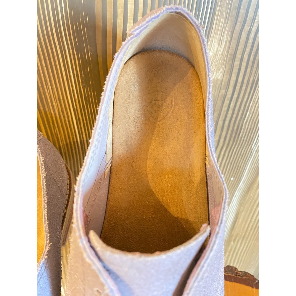 Ariat Vale Oxfords Purple Suede Laceless Slip On Shoes Sz 6.5B Fairy Boho Fairy - Picture 6 of 10